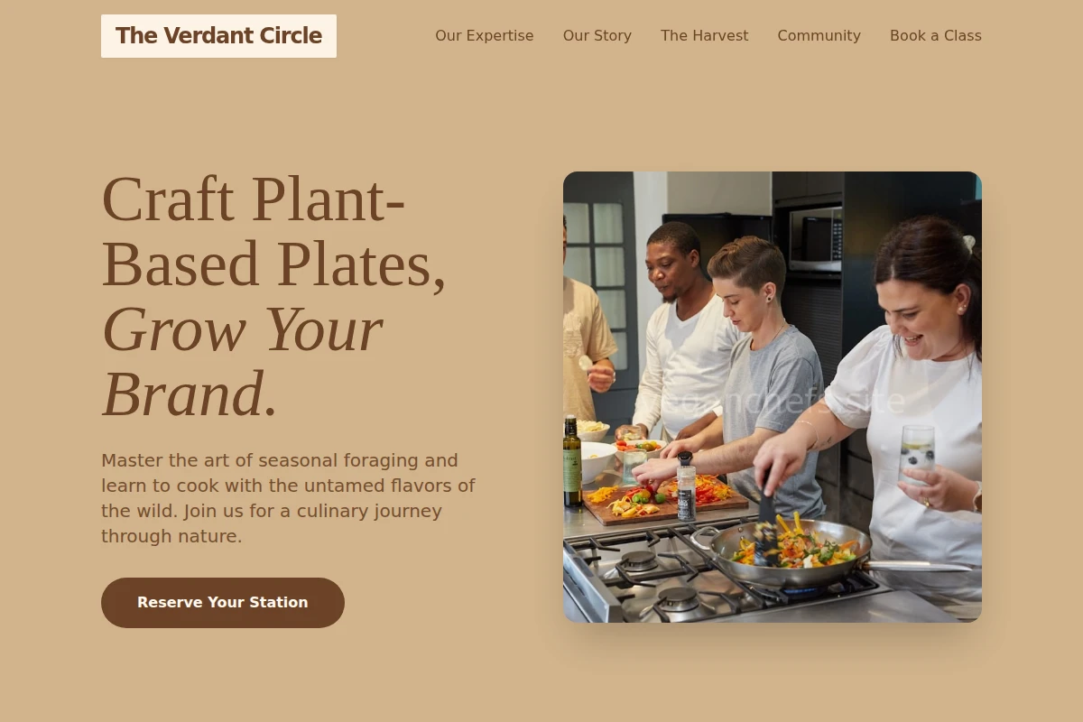 Forage Cooking Class