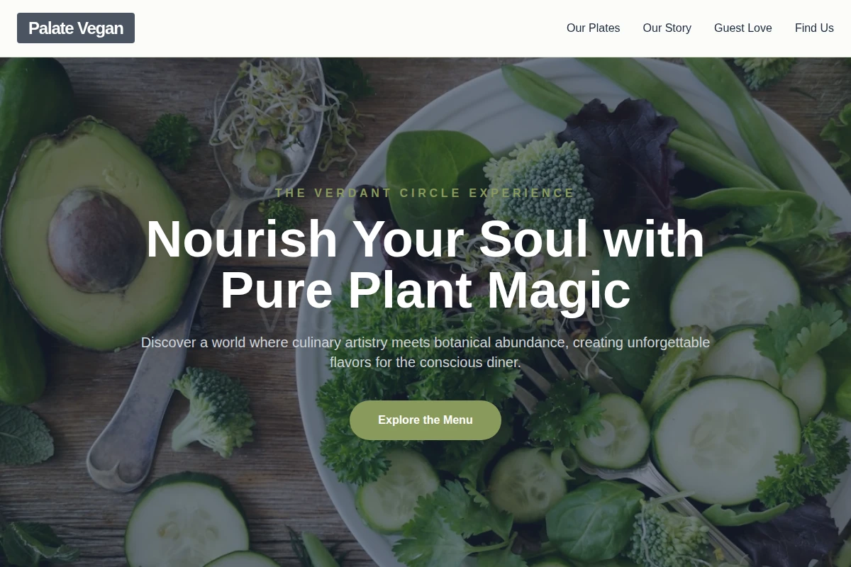Palate Vegan Food