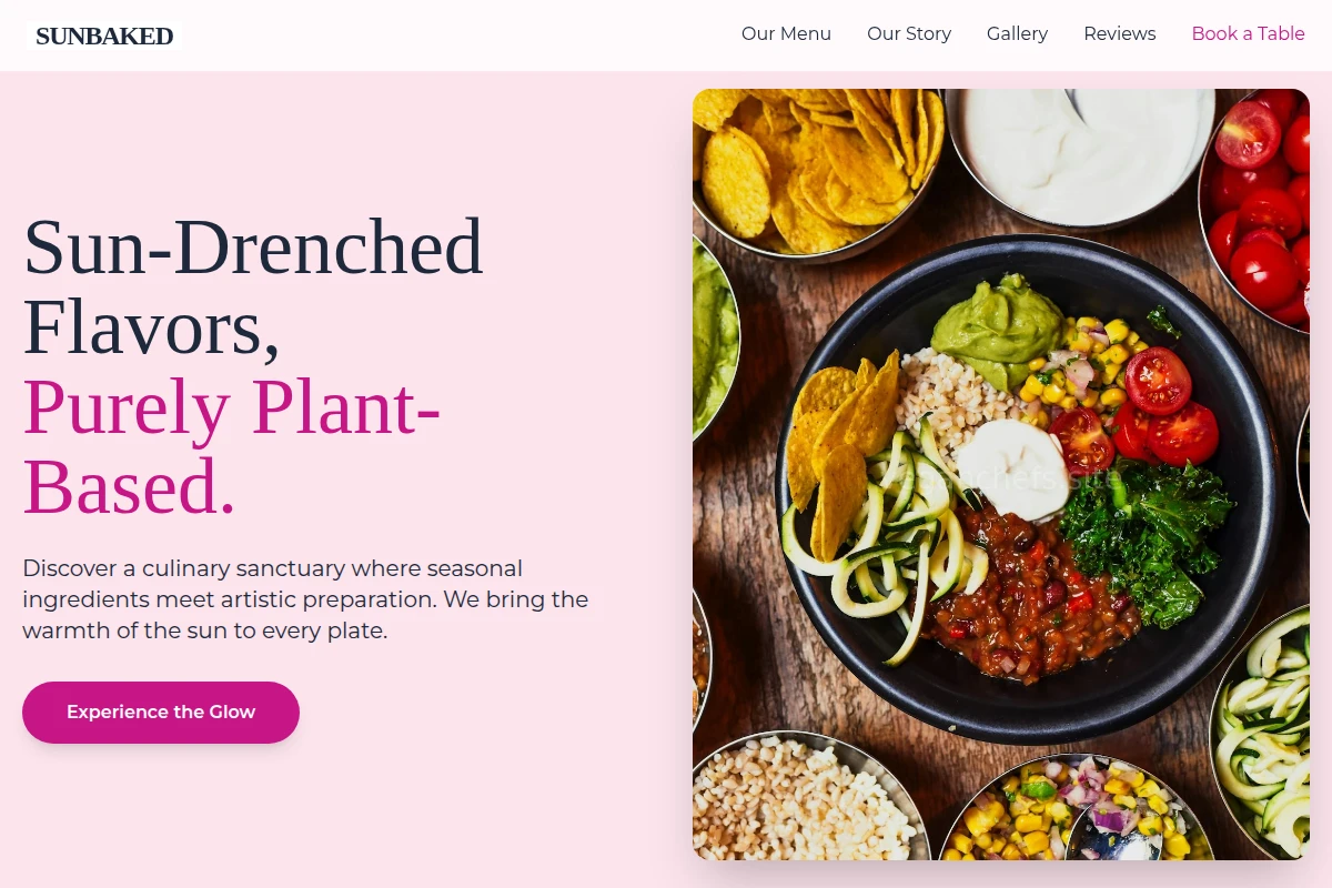 Sunbaked Vegan Food