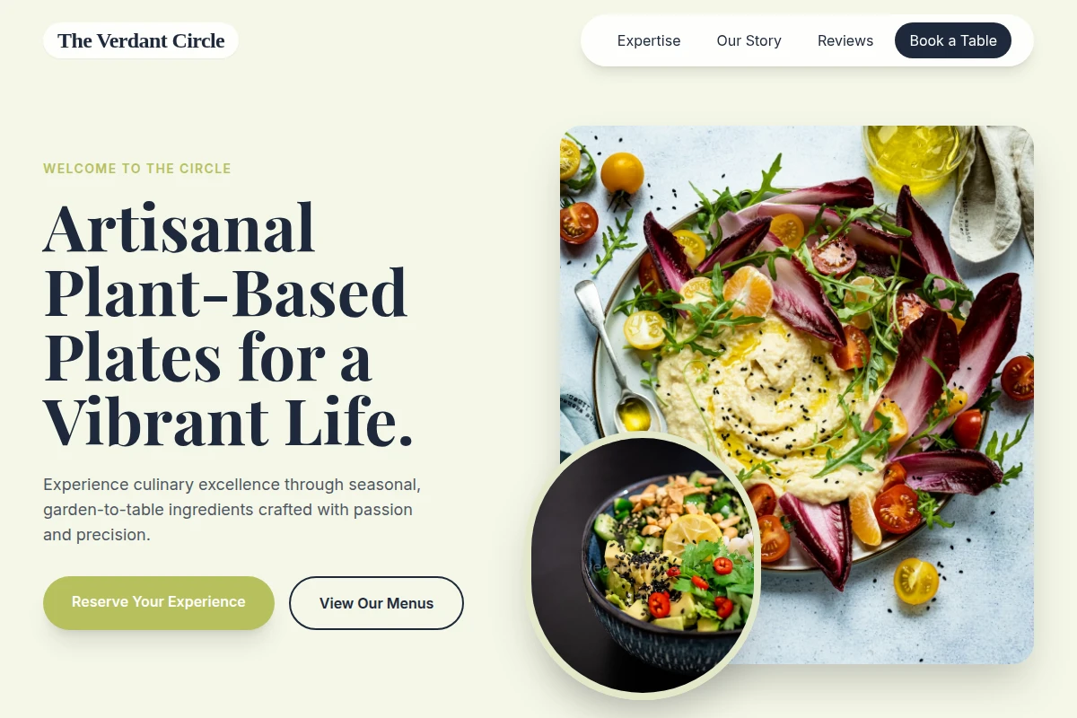 Garnish Vegan Food